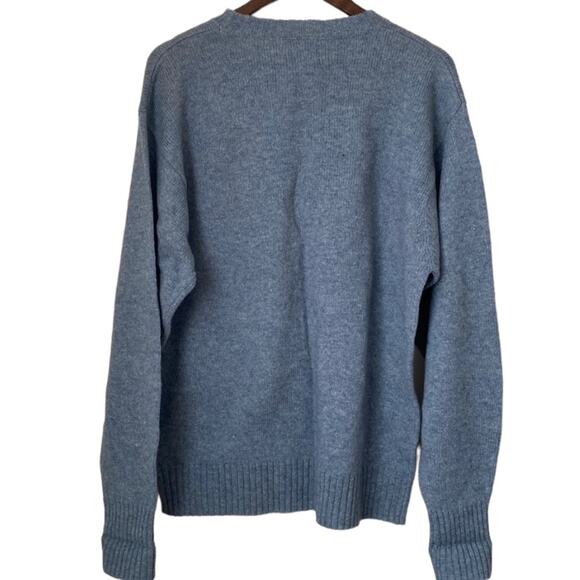 Pendleton Blue Wool Sweater Sz L - Picture 3 of 3